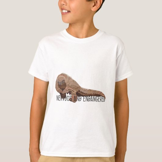 P staat voor Pangolin T-shirt (Voorkant)