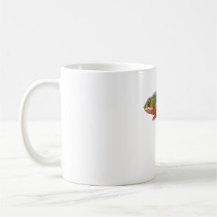 P staat voor Panther Chameleon Koffiemok
