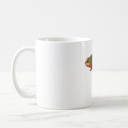 P staat voor Panther Chameleon Koffiemok (Links)