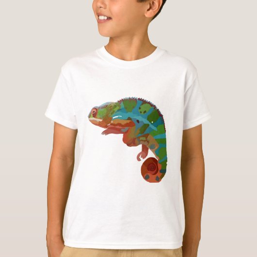 P staat voor Panther Chameleon T-shirt (Voorkant)