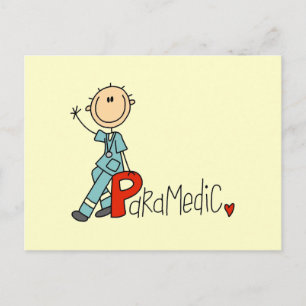 P staat voor Paramedicus Briefkaart