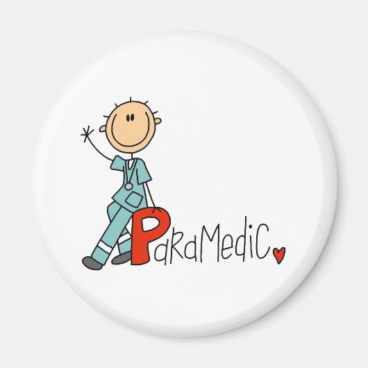 P staat voor Paramedicus Magneet (Voorkant)
