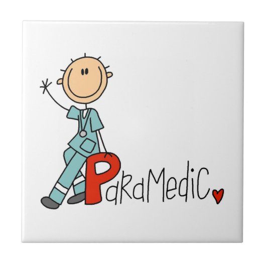 P staat voor Paramedicus Tegeltje (Voorkant)