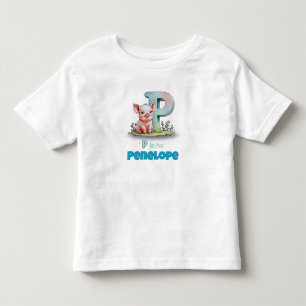 P staat voor Penelope - Gepersonaliseerd T-shirt v