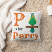 P staat voor Percy babyjongen Kussen (Deken)