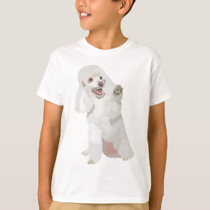 P staat voor poedel t-shirt
