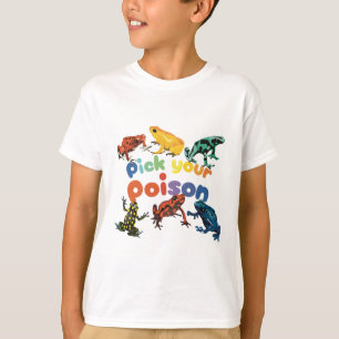 P staat voor Poison Dart Frog T-shirt