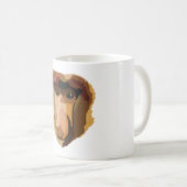 P staat voor Proboscis Monkey Koffiemok (Voorkant rechts)