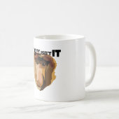 P staat voor Proboscis Monkey Koffiemok (Voorkant rechts)