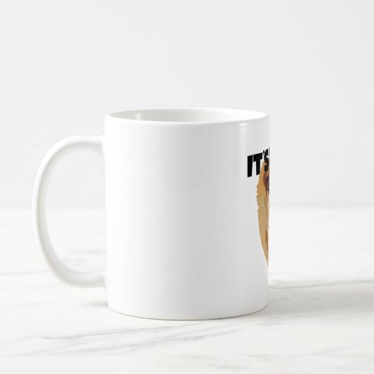 P staat voor Proboscis Monkey Koffiemok (Links)