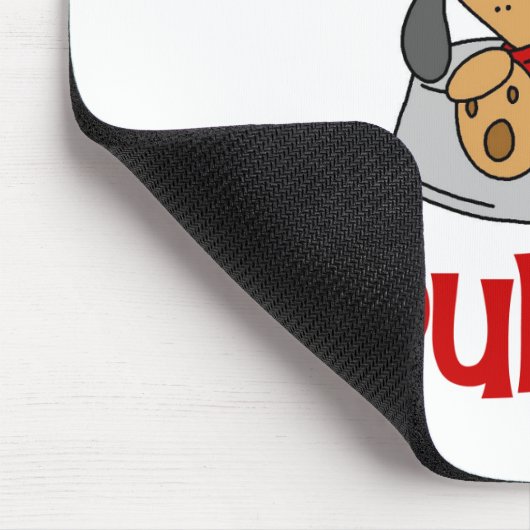 P staat voor Puppy Tshirts & Gifts Muismat (Hoek)