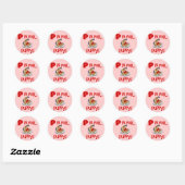 P staat voor Puppy Tshirts & Gifts Ronde Sticker (Vel)