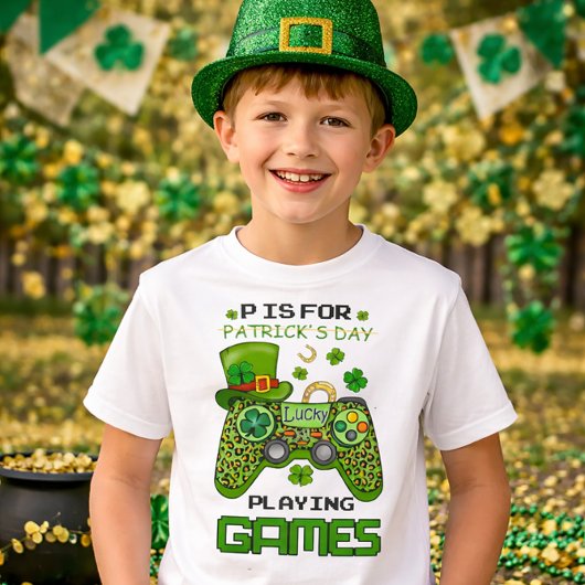 P staat voor Spelen T-shirt