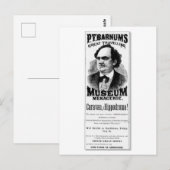 P.T. Barnum's Great Traveling Museum Menagerie Briefkaart (Voorkant / Achterkant)