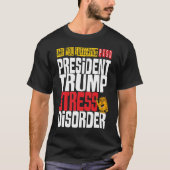 P.T.S.D. Trump (donker) T-shirt (Voorkant)