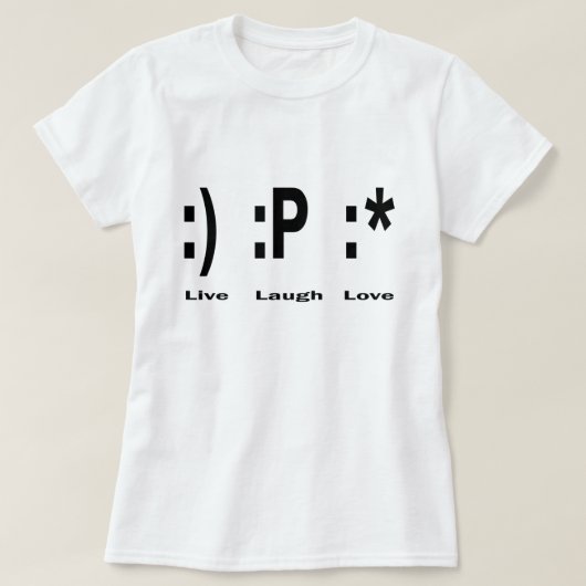:) :P :* T-shirt (Design voorkant)
