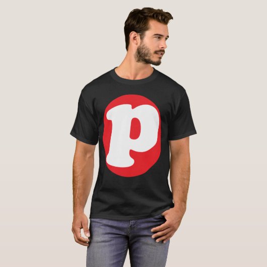 p t-shirt (Voorkant volledig)