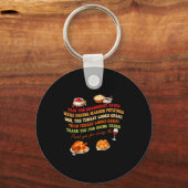 P The Cranberry Sauce Mashed Tatoes Funny Thanksgi Sleutelhanger (Voorkant)