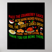 P The Cranberry Sauce Mashed Tatoes  Poster (Voorkant)