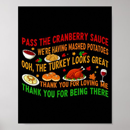 P The Cranberry Sauce Mashed Tatoes Poster (Voorkant)