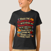 P The Cranberry Sauce We're Having Mashed Tatoes L T-shirt (Voorkant)