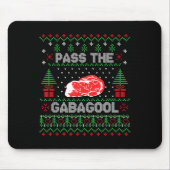 P The Gabagool Tacky Ugly Christmas Sweater For Me Muismat (Voorkant)