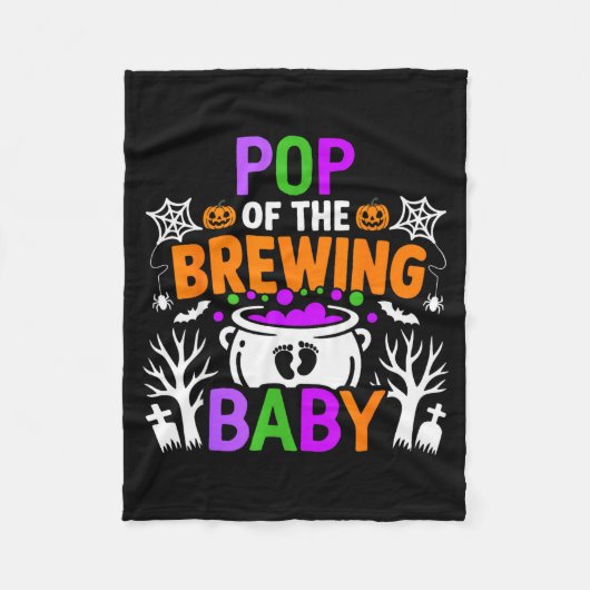 P Van De Brouwende Baby Halloween Kostuum  Fleece Deken (Voorkant)