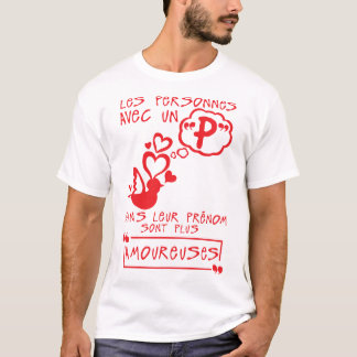 p verliefd citom citaat persoon t-shirt
