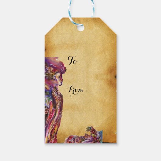 P. VIVIEN EN MERLIN CADEAULABEL (Voorkant)