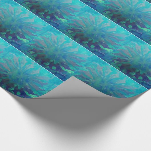 © P Wherrell Dolphin cirkel digitaal schilderij Cadeaupapier (Hoek)