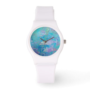 © P Wherrell hedendaagse digitale kunstdolfijnen Horloge