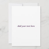 © P Wherrell hedendaagse vlinder op boeddleia Kaart (Achterkant)