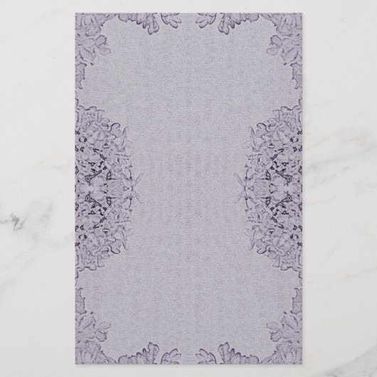 © P Wherrell Stylish foto lila bloemen Briefpapier (Voorkant)