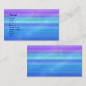 © P Wherrell Stylish trendy roze stripper star Visitekaartje (Voorkant / Achterkant)