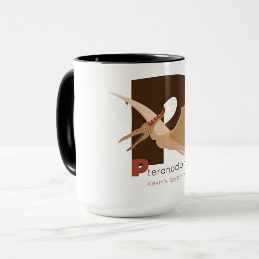 P zoals Pteranodon-Mok Mok (Voorkant links)