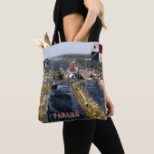 PA0003 Amerika - Panama - Kanaalsloten - panoramis Tote Bag (Dichtbij)