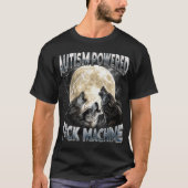 PA3 Autisme Powered F#CK Machine Grappige meme Wol T-shirt (Voorkant)