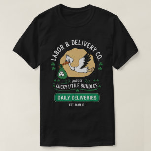 PA54 - Geboorte en geboorte Lucky voor L & D-verpl T-shirt