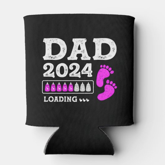 Pa 2024 Lading Toekomst Vader Papa Verwacht Blikjeskoeler (Achterkant)