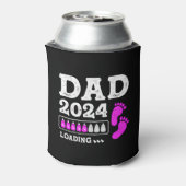 Pa 2024 Lading Toekomst Vader Papa Verwacht Blikjeskoeler (Blikje Achterkant)