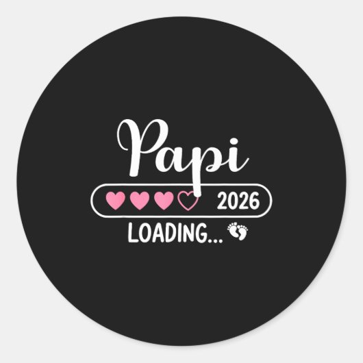 Pa 2026 Loading New Pa Est 2026  Ronde Sticker (Voorkant)