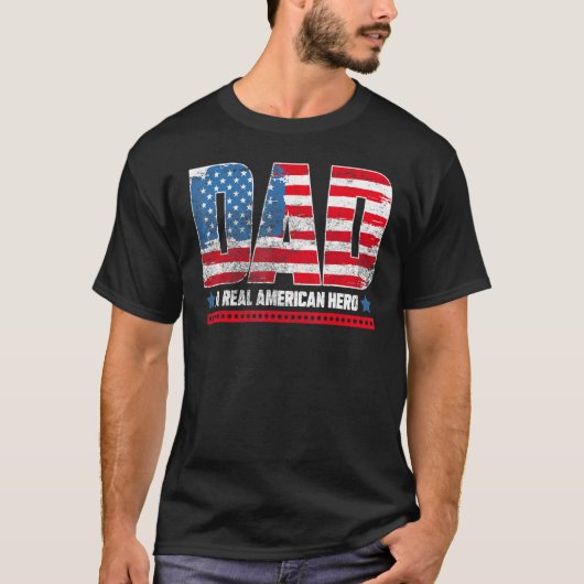 Pa A Real American Hero T-shirt (Voorkant)