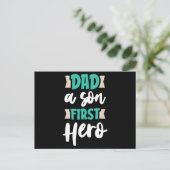 Pa a son First Hero Briefkaart (Staand voorkant)