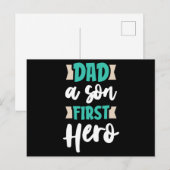 Pa a son First Hero Briefkaart (Voorkant / Achterkant)