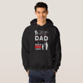 pa A Sons First Hero A Daughters First Love Fathe Hoodie (Voorkant volledig)