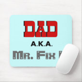 Pa AKA Mr Fix it Novelty Muismat (Met muis)