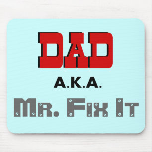 Pa AKA Mr Fix it Novelty Muismat
