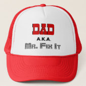 Pa AKA Mr Fix it Novelty Trucker Pet (Voorkant)