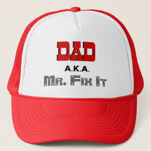 Pa AKA Mr Fix it Novelty Trucker Pet