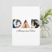 PA: Altijd mijn held Kaart (Staand voorkant)